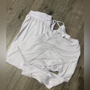 Womens matching striped stars above lounge set